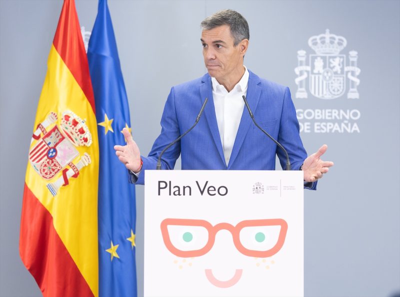 Europapress 7773450 Presidente Gobierno Pedro Sanchez Interviene Presentacion Ampliacion Plan