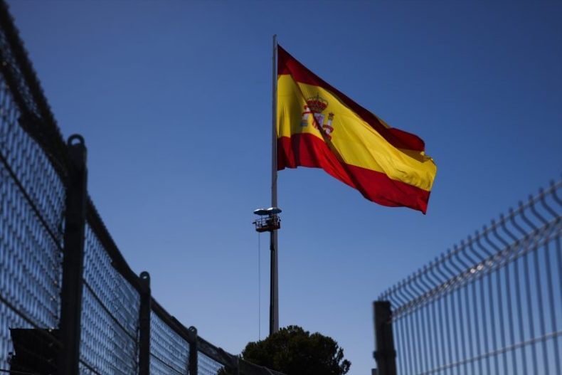 Europapress 7793262 September 12 2026 Madrid Spain Huge Flag Of Spain Is Seen Ahead Of The