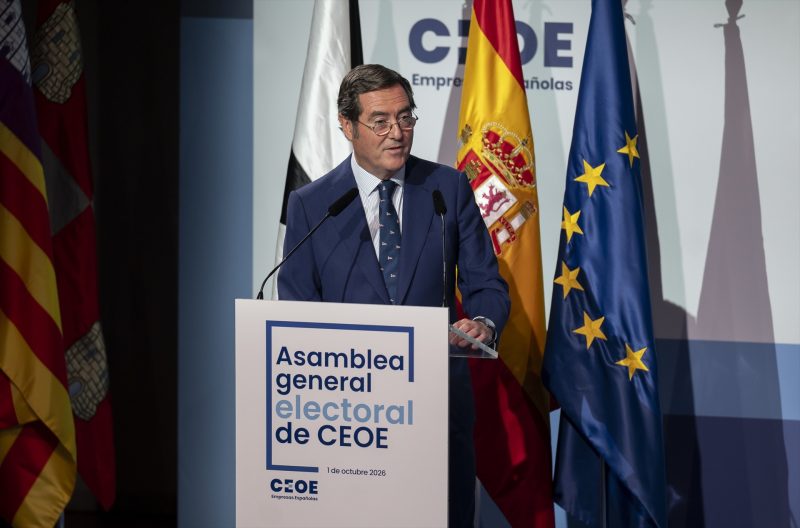 Europapress 7812212 Presidente Ceoe Antonio Garamendi Celebracion Asamblea General Electoral
