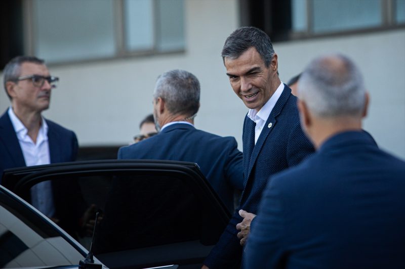 Europapress 7812613 Presidente Gobierno Pedro Sanchez Visita Delta Vigo Ptl Valladares Octubre